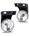 AUTOSAVER88 Fog Lights 896 12V 37.5W Halogen Lamp For 1994-2002 Dodge Ram 1500 2500 3500 Pick Up Truck (Clear Lens w/Bulbs)(Only fit Without Sport Package model)