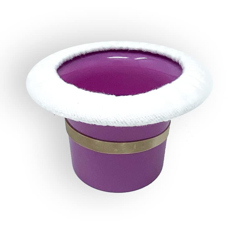 Top Hat Potty for Newborn Infant Potty Training | Elimination Communication | Includes 100% Cotton Undyed Fleece Cozy | Anti-Slip Rubber Band | for EC Baby Potty Training (Lavender)