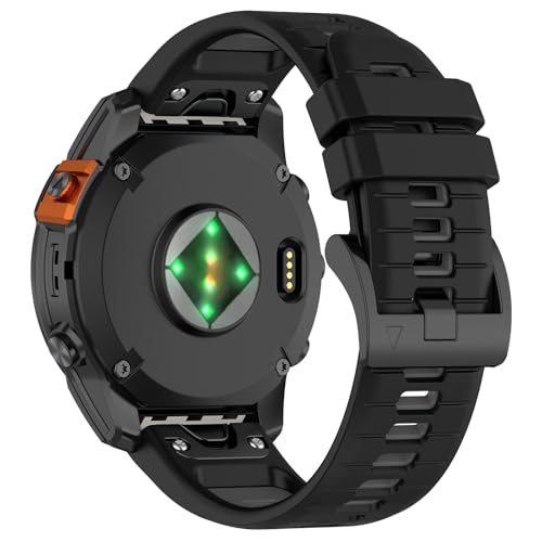 Correa de silicona 20mm para Garmin Quick Fit miniatura 1