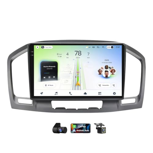Navegador GPS Android 14 para Buick Regal (2009-2013) con autorradio 2K y WiFi 4G
