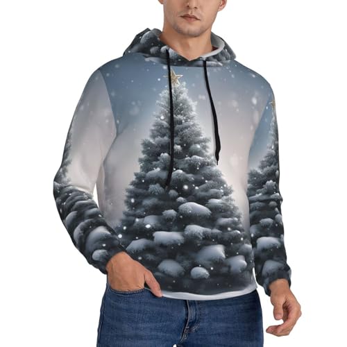Sweat à capuche homme Noël noir 3XL pour vos soirées d'hiver confortables