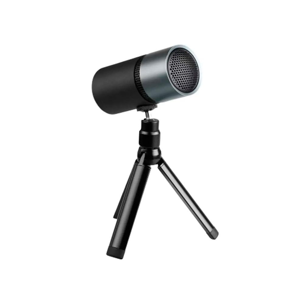 THRONMAX M8 Pulse- Compact & Foldable USB Condenser Microphone perfect for streaming live audio - Black/​Grey