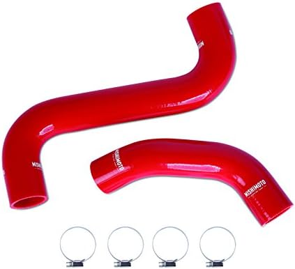 Mishimoto MMHOSE-WRX-01RD Silicone Radiator Hose Kit Compatible With Subaru Impreza WRX/STI 2001-2007 Red