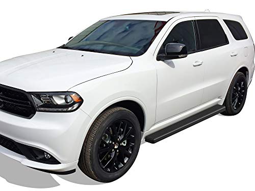 Estribos de acero inoxidable negro para Dodge Durango 2011-2026 miniatura 6