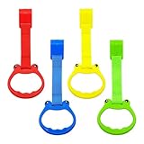 Play Pen Pull Up Rings, 4 Pieces Safe Cartoon Baby Walking Helper and Rings, Ergonomic Nursery Furniture, Bedding & Decor for- Exercise Grasping Ability