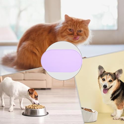 Silicone Dog Food Mat, Waterproof Puppy Bowl Pad, 21.26x11.42x0.39 in Pet Feeding Carpet, Spill-Proof Water Bowl, Ideal for Cat & Trays, Perfect to Indoor and Outdoor Use – Image 6