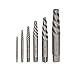 OEMTOOLS 24374 6 Piece Spiral Flute Screw Extractor Set