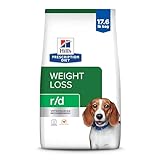 Hill's Prescription Diet r/d Weight Reduction Chicken Flavor Dry Dog Food, Veterinary Diet, 17.6 lb. Bag