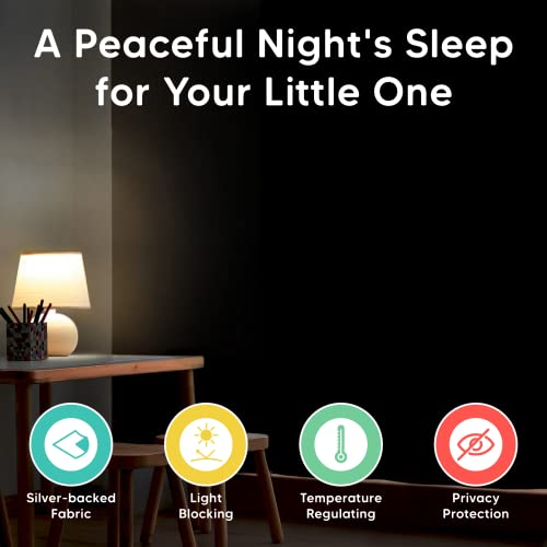 Aycorn Temporary Blackout Blinds & Curtains For Bedroom, Living Room, Nursery and Travel – Adjustable 130 x 200 – No Drill Black Out Blinds – Stick On Suction Cups & Velcro Fasteners (Black) - Cosy Home Interiors Aycorn Temporary Blackout Blinds & Curtains For Bedroom, Living Room, Nursery and Travel – Adjustable 130 x 200 – No Drill Black Out Blinds – Stick On Suction Cups & Velcro Fasteners (Black) - Image 2