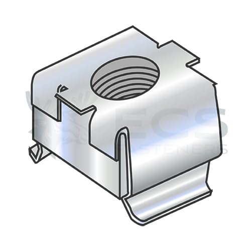 Generic M5 025-063 Metric Cage Nuts Zinc - ECS-M5-025NCAG