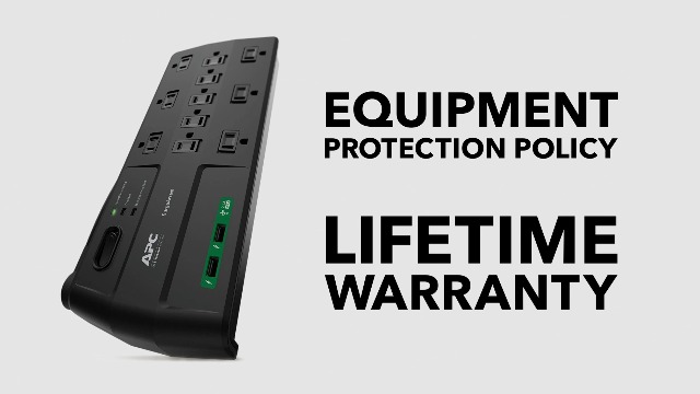 APC SurgeArrest 3020ジュール サージプロテクター APC 8-ft SurgeArrest Performance 11-Outlet 3020 Joules 1800