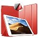 Produktbild VAGHVEO Hülle für iPad Mini 1 2 3 Dünne Leichtgewicht Ständer Schutzhülle [Auto Schlafen/Wecken] mit Flexibel Weicher TPU Rückseite Cover Leder Hüllen für Apple iPad Mini, iPad Mini2, iPad Mini3, Rot