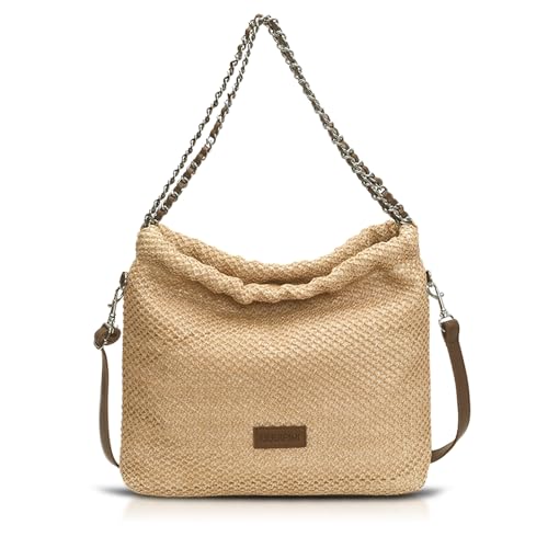 Straw Beach Bag for Women, Large Capacity Tote Bag, Handbag for Vacation, Travel, Daily(Styles 406