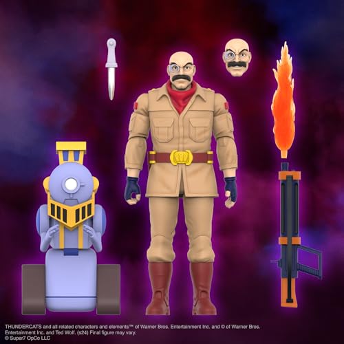 Image of Super7 ULTIMATES! Thundercats Safari Joe - 7 inch Thundercats Action Figure with Accessories Classic Cartoon Collectibles and Retro Toys