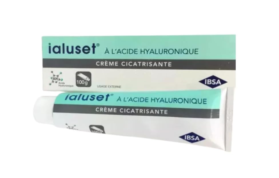 Ialuset Hyaluronic Acid Cream - 100% Pure, Undiluted - 3.3 ounces (100 g)