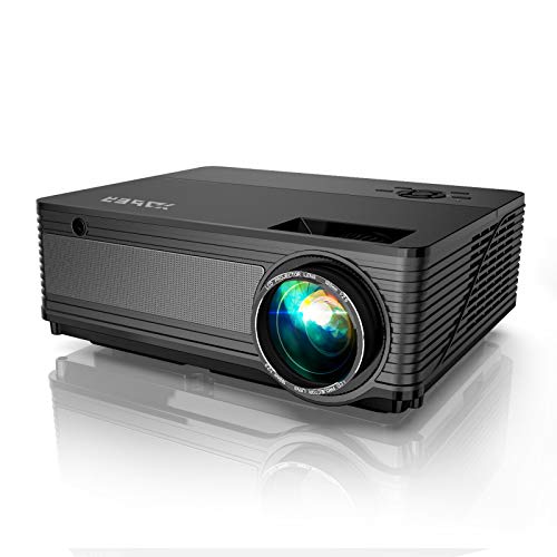 Proyector, YABER Proyector Full HD 5500 Lúmenes 1920x1080P Nativo Soporta 4K Proyector Cine en Casa Pantalla de 300