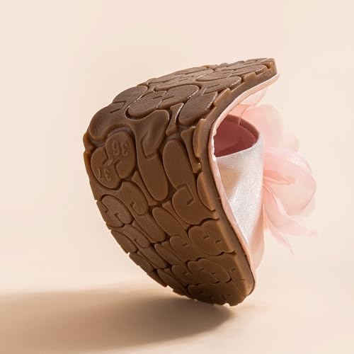 Premium Luxury Satin Silk All Seasons Comfort Lace Flowers Women's House Slippers Non Slip Indoor Soft Home Slip On Shoes4