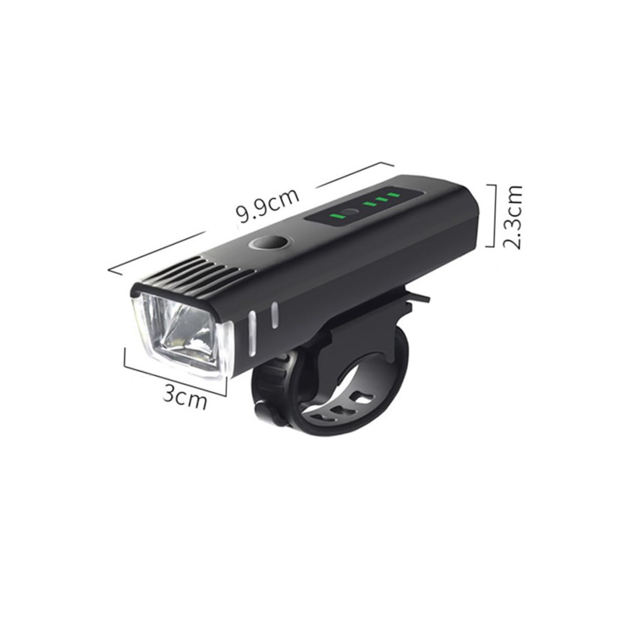 VICASKY Led Bike Headlamp Light Sensor Front Light for Mountain Biking USB Rechargeable Compact Design Modes for Versatile Use Black