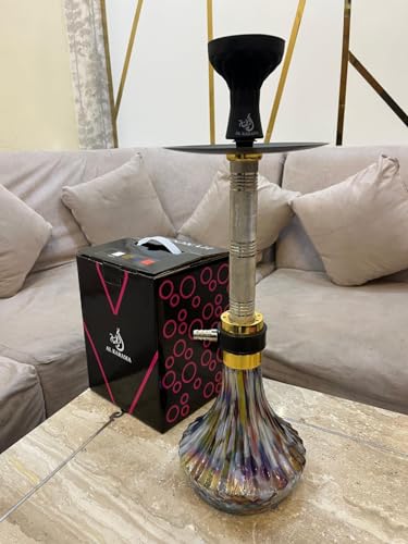 Image of i m handicraft Russian Hookah /Al Karama /Eight Sensor X Function Hookah (Silver)