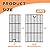 MOASKER 17" Grill Grate for Charbroil Performance 2 Burner 463630021 463655621 463644220 463655021 463660421, Cast Iron Cooking Grates for Charbroil Grill Replacement Parts G426-0004-W1 G426-0005-W1