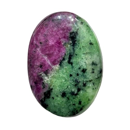 Gemme de rubis zoïsite ovale 36x26mm pour haute joaillerie DIY