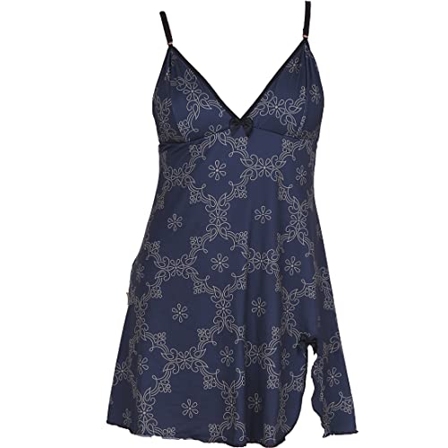 Camisola Sensual Microfibra Sublimada Alça Lingerie