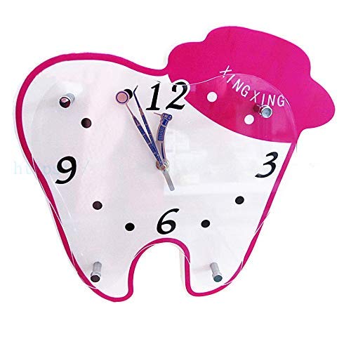 TT - Reloj de Pared para decoración clínica, diseño de Dientes dentales