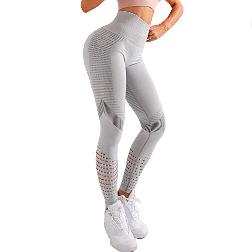 Women Squat Proof Yoga Pants Tummy Control Seamless Running Workout Gym Tights Sport