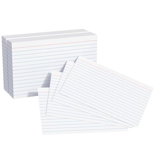 White Index Cards, 5x8, 120 Count