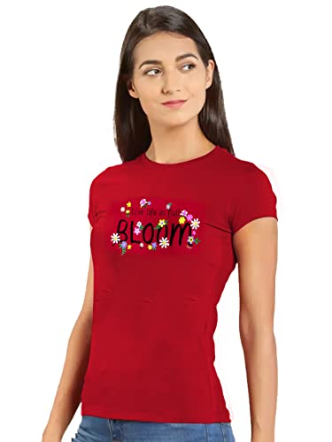 Image of Lyra Women's Cotton Regular Fit T-Shirt