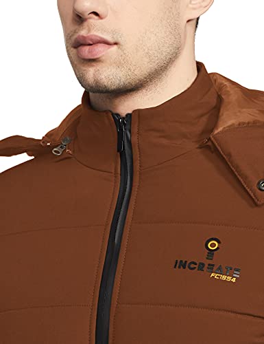 Image of Qube By Fort Collins Men's Heavy Winter Bomber Jacket - Insulated, Warm & Stylish Cold Weather Outerwear