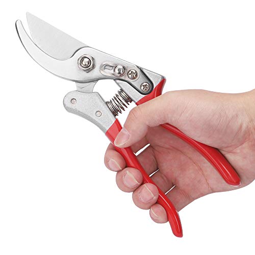 N / A YunChang Pruning Shears Hand Pruner Garden Hand Tools Scissors,Red,8.3 inch