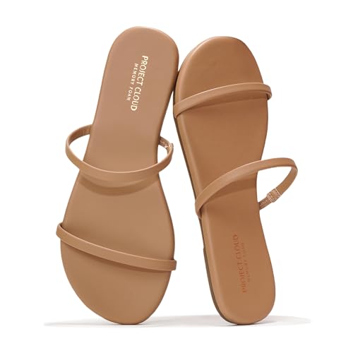 Image of Project Cloud Summer Sandals for Women with Memory Foam Insole (Transition) | Memory Foam Insole; Beach Flip Flops; Non-Slip Sole; Lightweight Double Straps; Summer Sandals for Women; Everyday Comfort