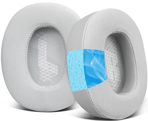 SOULWIT Cooling Gel Replacement Ear Pads for JBL E65BTNC/Live 650BTNC/Live 770NC/Live 660NC/Duet NC Over-Ear Headphones