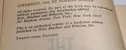 The Naked and the Dead 0451047346 Book Cover