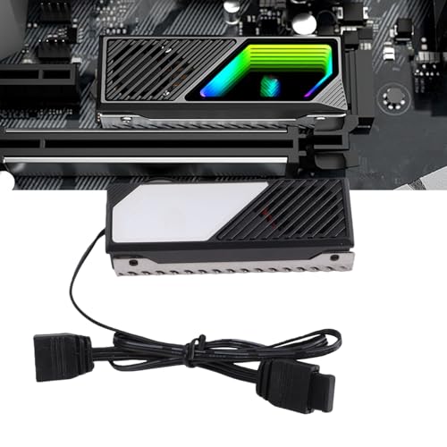 Evita el thermal throttling con el disipador de calor SSD M.2 NVMe con ventilador activo 4