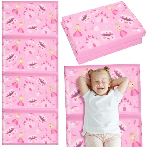 Image of Shellwei Vinyl Nap Mat Kid Preschool Daycare Sleep Mat,Princess
