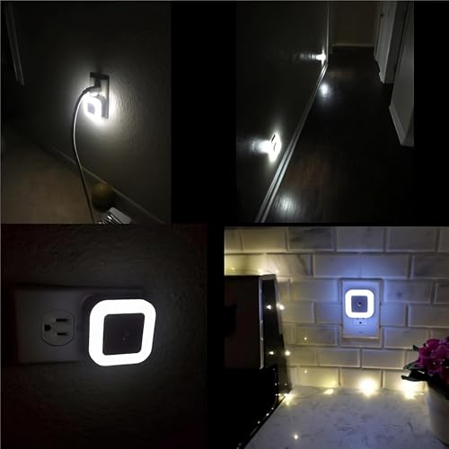 Luminaria Led Luz Noturna com Sensor Luminosidade Balizador Tomada Corredor Quarto Bebe 0.4w 110/220