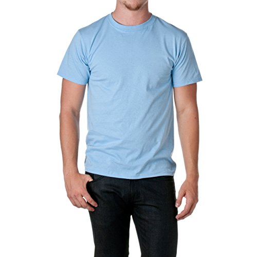 Fruit of the Loom Adult 5 oz. HD Cotton™ T-Shirt M LIGHT BLUE