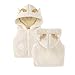 Luckyee 0-3 Jahre Kleinkind Kinder Baby Mädchen und Jungen Winter Warm Jacke Outdoor Weste mit Kapuze Winddicht Mantel Weste