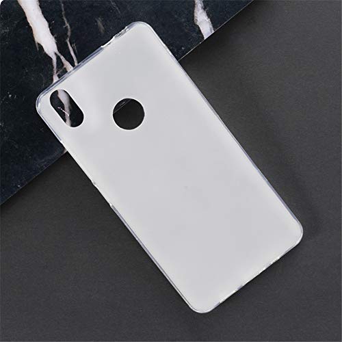 Funda de TPU Compatible con BQ Aquaris X, Carcasa Protectora Suave Antigolpes con Diseño Delgado y Recortes Precisos Antirrayas (Blanco)
