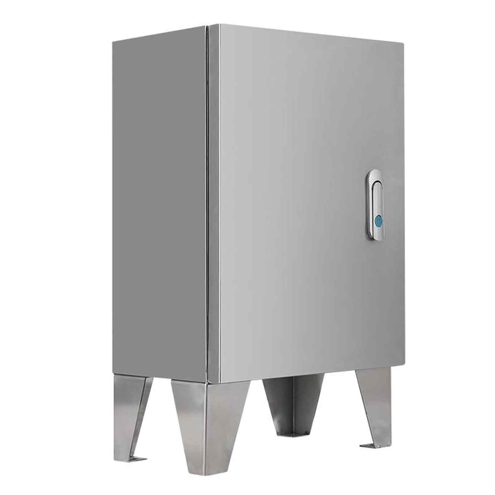 Scatola di Protezione elettrica, Scatola elettrica in Acciaio Inox Impermeabile con Piedini Alti, Serrature di Sicurezza e Piastre di Montaggio (Dimensioni: 30x40x20 cm (12x16x8 Pollici))