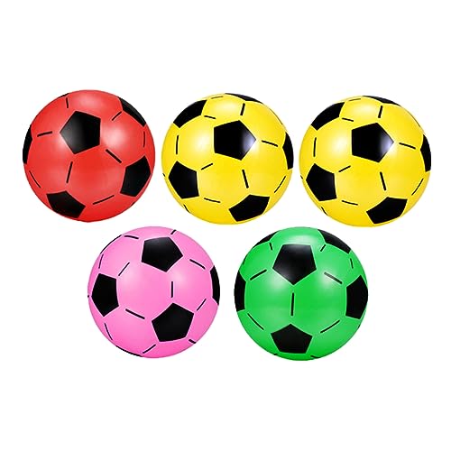 UPKOCH 5Piezas Bolsas Inflables de Fútbol de Color Aleatorio de Aire Actividades y Fiestas Infantiles