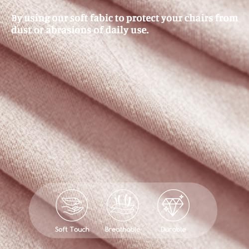 Image of FUANGUI Bar Stool Covers Set of 4, Waterproof Stretch Bar Stool Seat Covers | Washable Removable Bar Chair Covers with Backs Slipcovers, Bar Chair Covers Square for Kitchen Dining Room Cafe