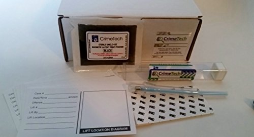 CrimeTech, Inc. Latent Fingerprint Collection Kit-Magnetic Powder and Brush