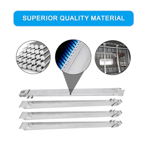 Image of 23-Piece Grill Replacement Kit for Weber Genesis II 600 Series Parts | 11 flavorizer bars + 6 heat deflectors + 6 burner tubes. Fits Weber Genesis II E /S-610 /640 LX. Replaces 66034 /66796 /66687.