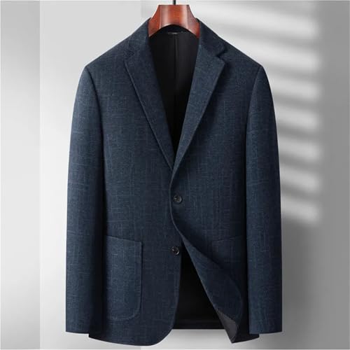 Man Blazerss Fashionable Business Dinner Slim Fitting Gentleman's Striped Single Breasted Coat2