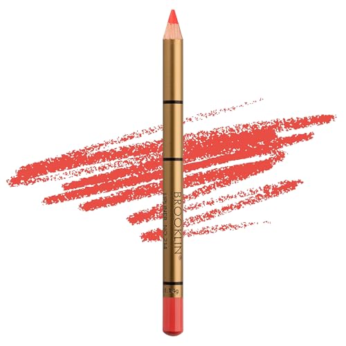 Impala - Lápiz de Labios Brooklin Waterproof Color Coral Anaranjado Mate 214 | Perfilador de Labios Permanente | Lápiz Labial Resistente al Agua | Delineador de Labios de Larga Duración