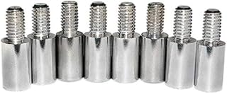 WT-DDJJK Extension Rod, 8pcs Chrome Arcade Joystick Shaft Extender 15mm Extension ROD For SANWA Joystick