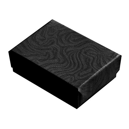 Swirl Black Cotton Filled Box #10 -Pack Of 100 #TOP26